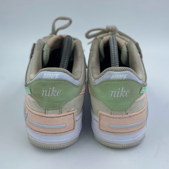 Nike AF1 Shadow CI0919-117 Casual Shoes White/Atmosphere-Mint Foam womens 8 - Picture 4 of 6